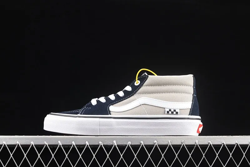 All categories Vans Vans series Vans Mid Vans China Vans SK8-Mid Pro Vans official side checkerboard small label mid-top professional skateboard shoes VN0A3WM32PD